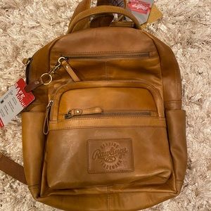 Rawlings Leather Backpack
